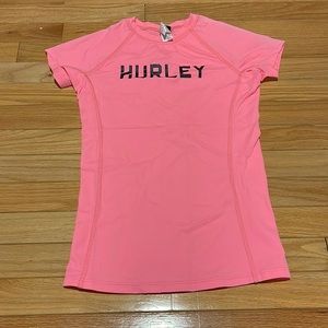 Hurley Pink Rash Guard